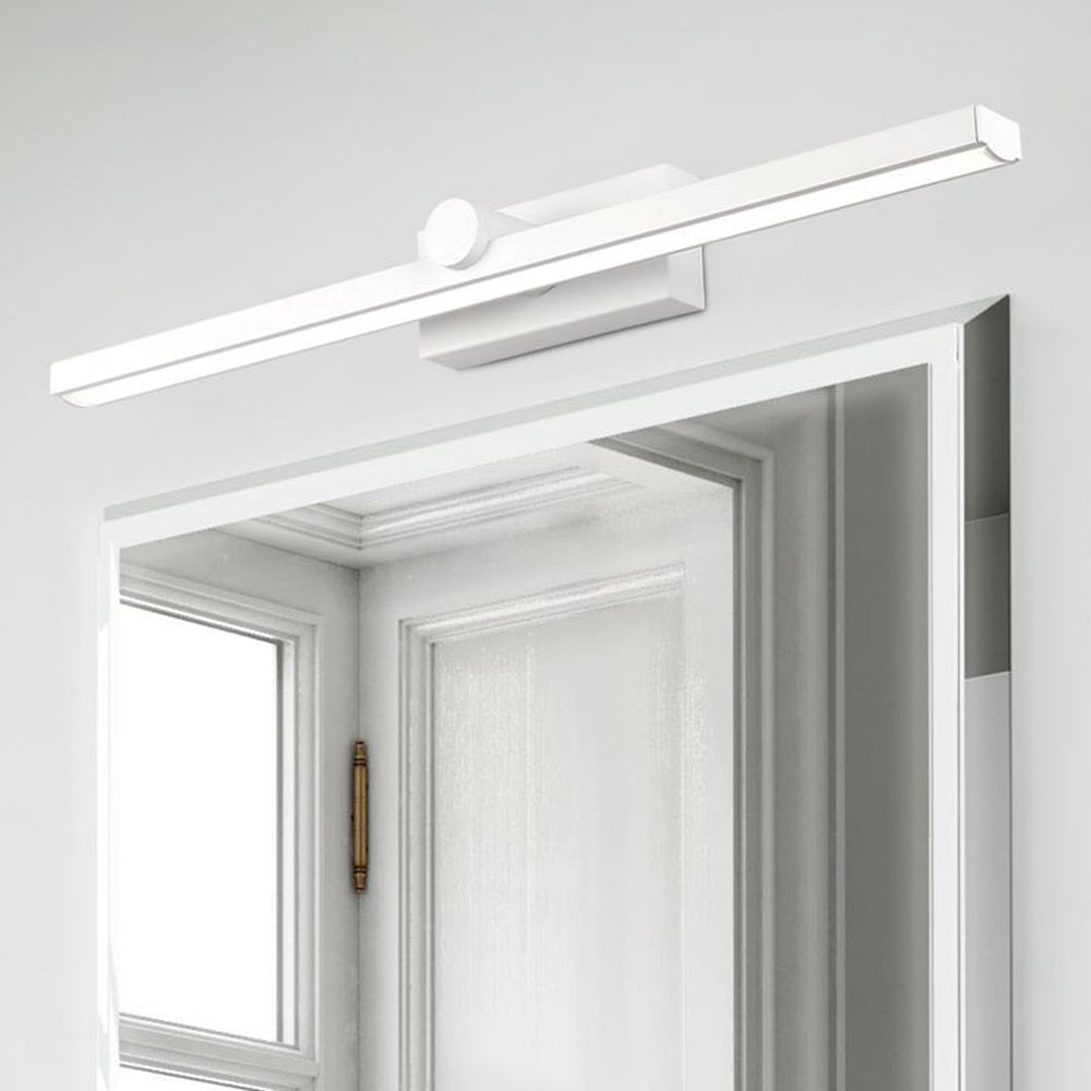 Arisha Nordic LinearMetal Mirror Front Vanity Wall Lamp, White