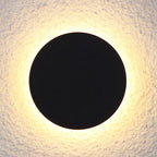 Klyne Minimalist Round/Square Outdoor Wall Lamp LED, Black/White