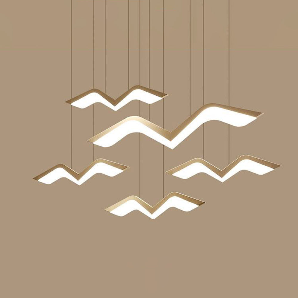 Arisha Seagull Modern Pendant Light, 3 Style