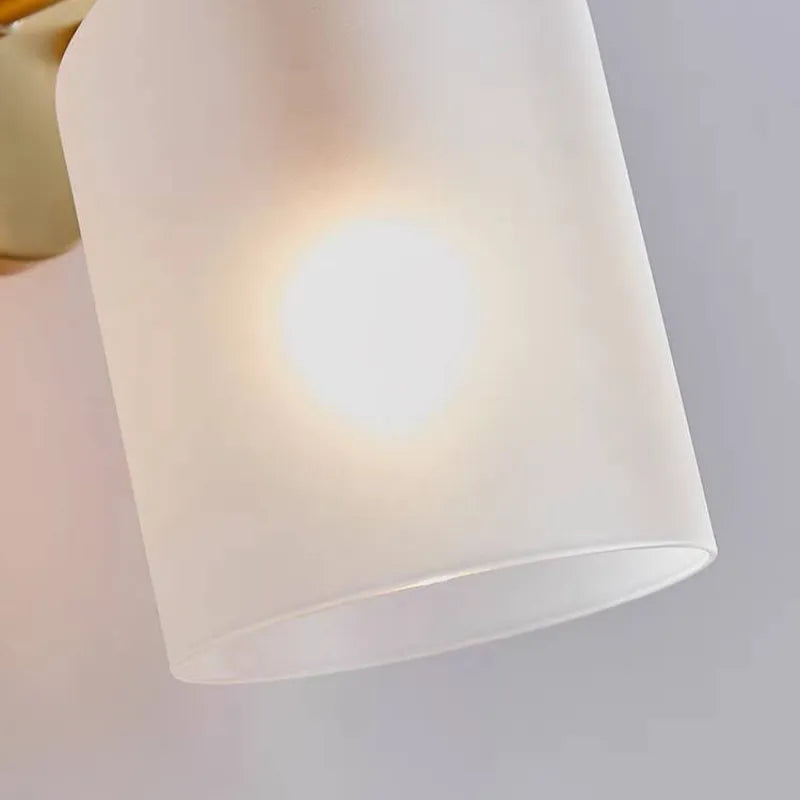 Arisha Wall Lamp Simple Double-head, White/Blue/Gray/Chrome, Bedroom