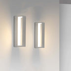 Ray Modern Hollow Outdoor Wall Lamp, Black/White