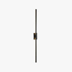 Arisha Minimalist Bar Black Metal Wall Lamp