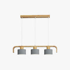 Valentina Pendant Light Cylinder Nordic, Bamboo, White/Green/Gray, Bedroom