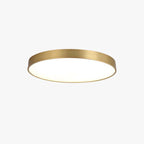 Arisha Nordic LED Gold Round Ceiling Light, Metal &