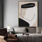Abstract Emirati Kandura Portrait Painting