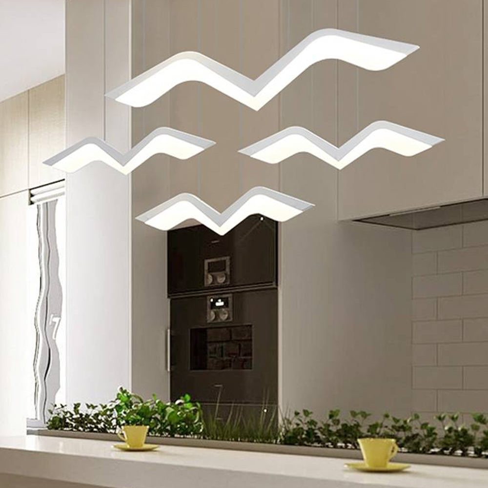 Arisha Seagull Modern Pendant Light, 3 Style