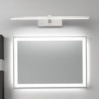 Arisha Nordic Linear Mirror Front Wall Lamp, Silver