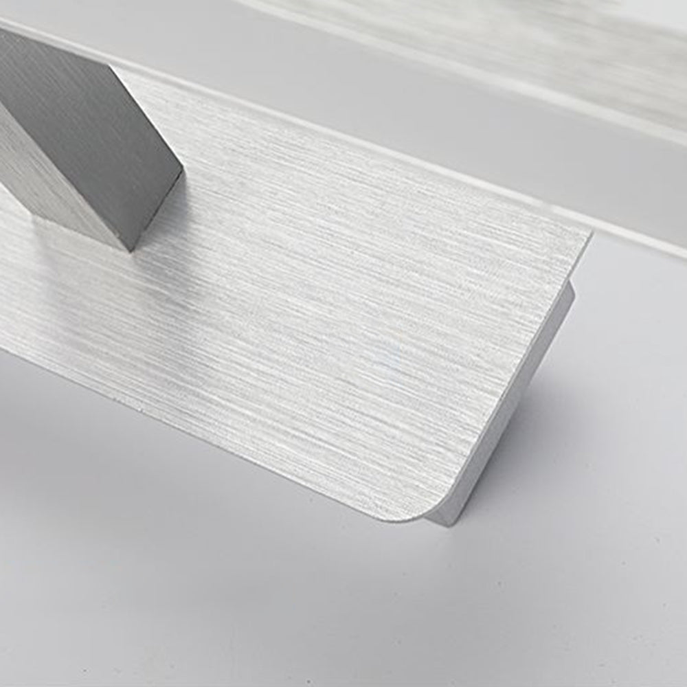 Arisha Nordic Linear Mirror Front Wall Lamp, Silver