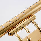 Tiffany Modern Linear Vanity Wall Lamp, Gold, Bathroom/Kitchen