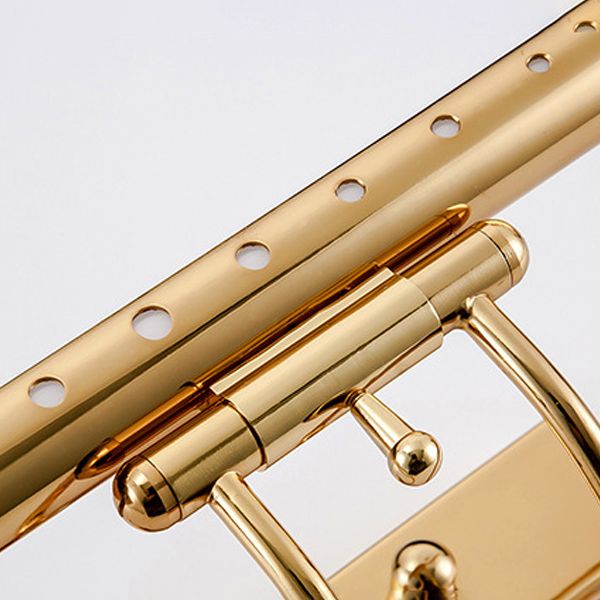 Tiffany Modern Linear Vanity Wall Lamp, Gold, Bathroom/Kitchen