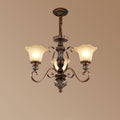 Arisha Retro Flower Pendant Light Metal Glass Living Room Bedroom