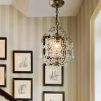 Alessio Modern Metal Crystal Pendant Light Bedroom