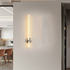 Arisha Coppery & Nickel Indoor Wall Lamp, Metal/