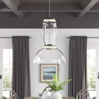 Valentina Minimalist Combination Glass Pendant Light, Clear