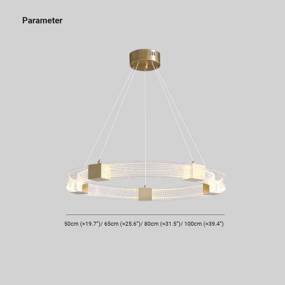 Arisha Modern Round/Oval /Metal Pendant Light, Gold