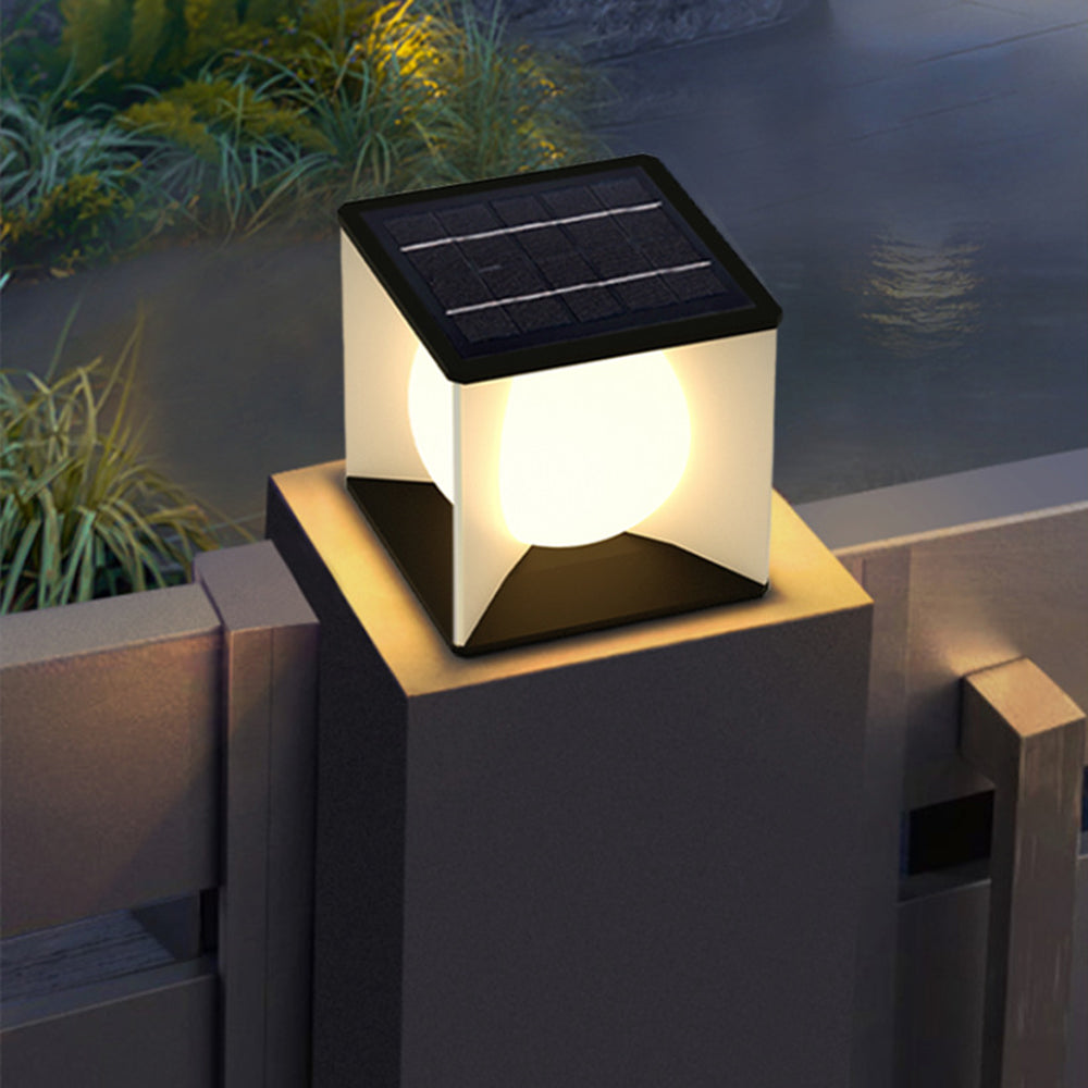 Ray Modern Moon  Outdoor Pier-Mount Pillar Light