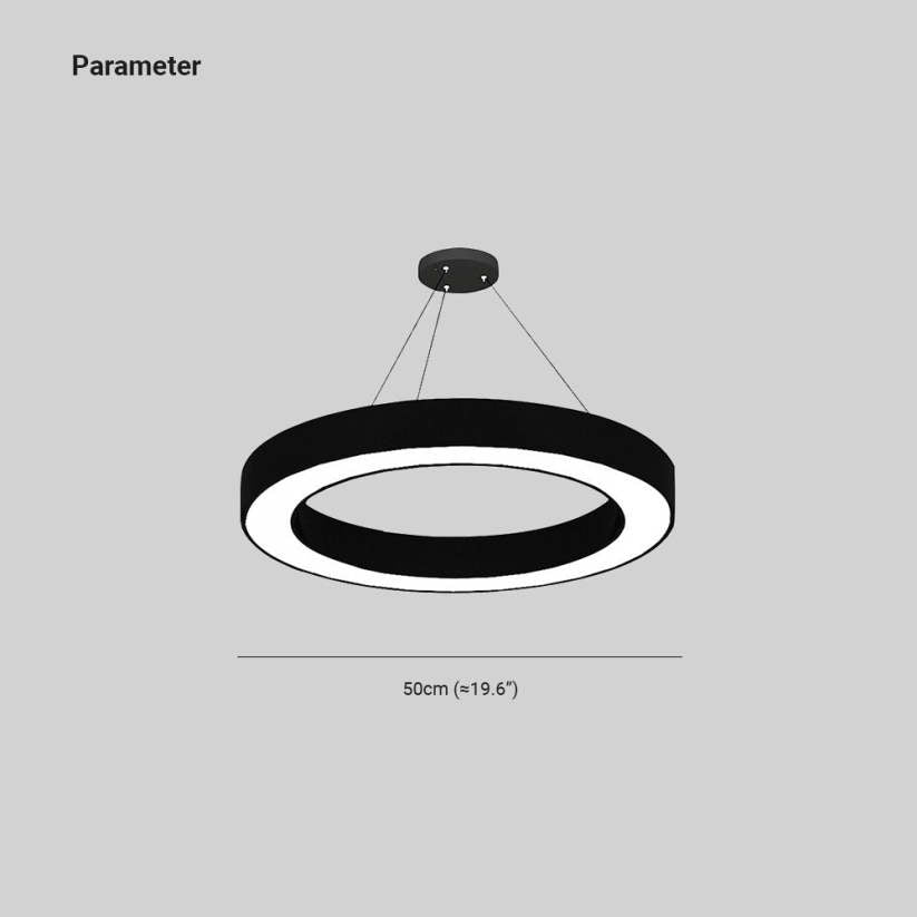 Arisha Minimalist Ring  Pendant Light, Bedroom