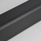 Ray Metal Rectangular Hollow Outdoor Path Light, Black