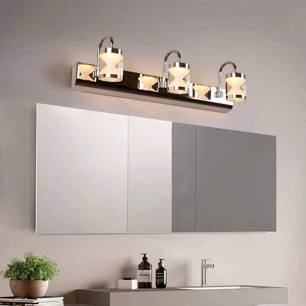 Arisha Modern Lantern Metal/ Wall Lamp, Silver