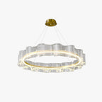 Arisha Creative Ring Metal/Arcylic Pendant Light, Gold