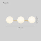 Valentina Modern Dome Metal Bathroom & Vanity Wall Lamps, Multicolor