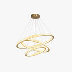 Kristy Contemporary Gold Luxury Ring Pendant Light