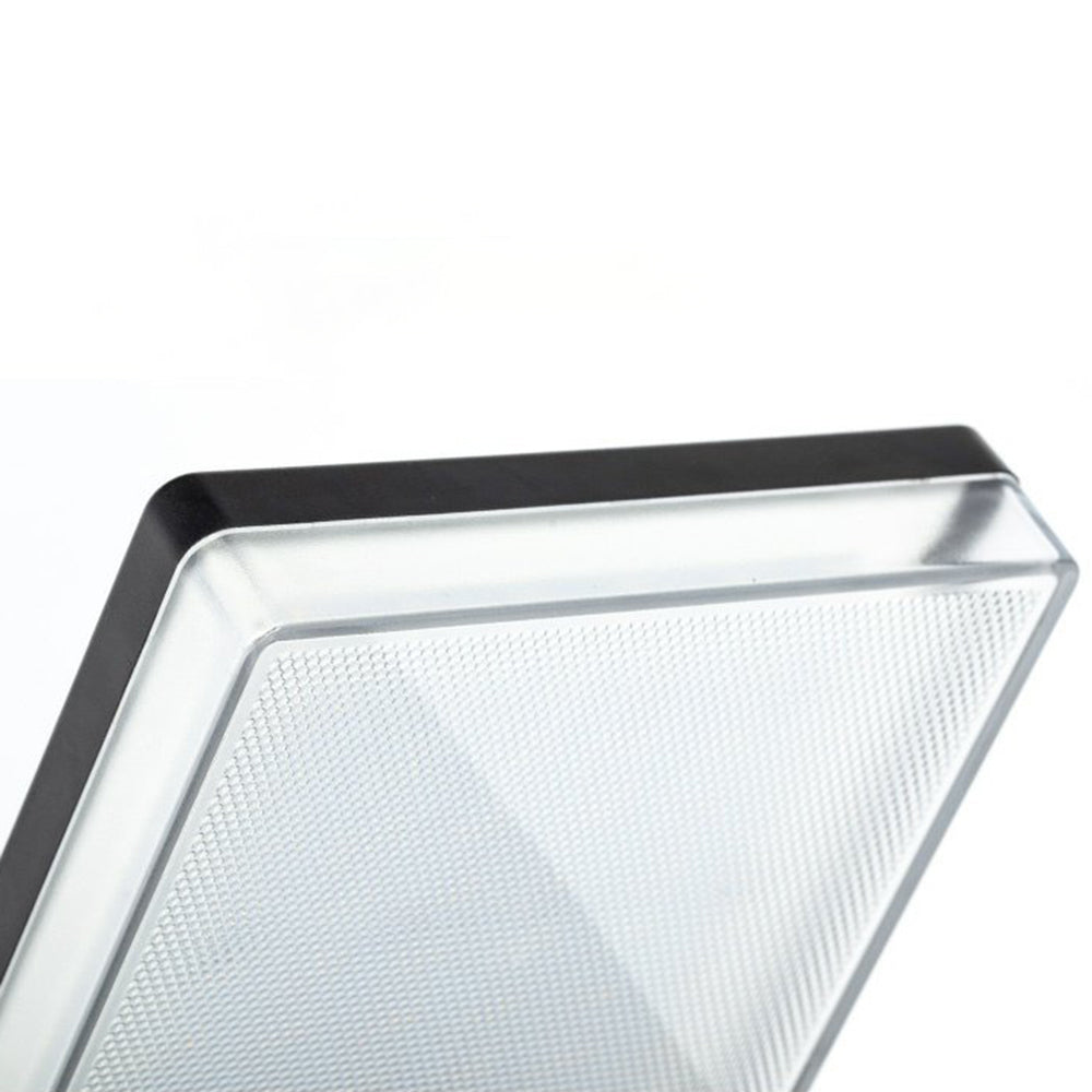 Ray Modern Minimalist Right-Angle Sensor Solar Waterproof Outdoor Wall Lamp, Black