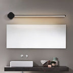 Arisha Minimalist Square Linear Metal/ Wall Lamp, Black/White
