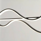 Arisha Modern Wave Pendant Light, 3 Colour