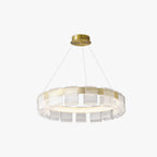 Arisha Modern Ring Pendant Light, White/Gold