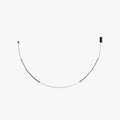 Arisha Modern Linear Metal/Silicone Pendant Light, Black