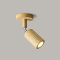 Muto Modern LED Adjustable Ceiling Spotlight, Wood