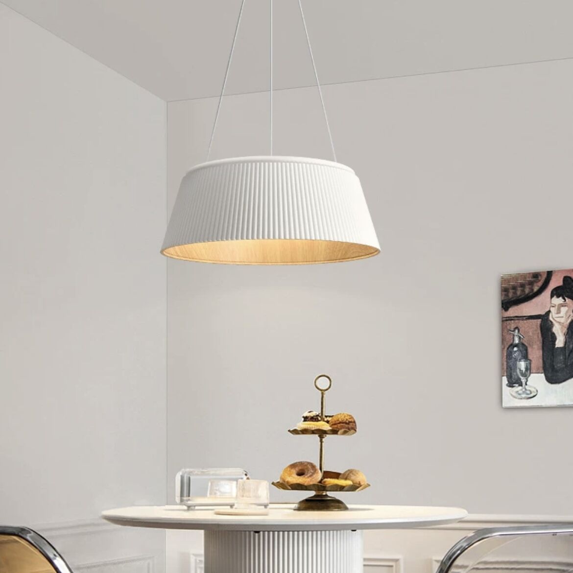 Silva Modern Pendant Light/Flush Mount Ceiling Light Drum-shaped