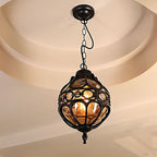 Silva Loft Sphere Vintage Farmhouse Rustic Pendant Light Black/Bronze Dining Room