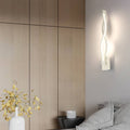 Arisha Wave Modern Simple Wall Lamp, Black & White