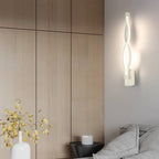 Arisha Wave Modern Simple Wall Lamp, Black & White