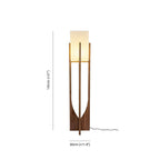 Ozawa Natural Rectangular Wood/Fabric Floor Lamp