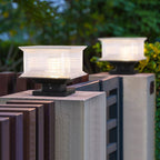 Ray Contemporary LED Rectangular Metal Outdoor Lamp, Black
