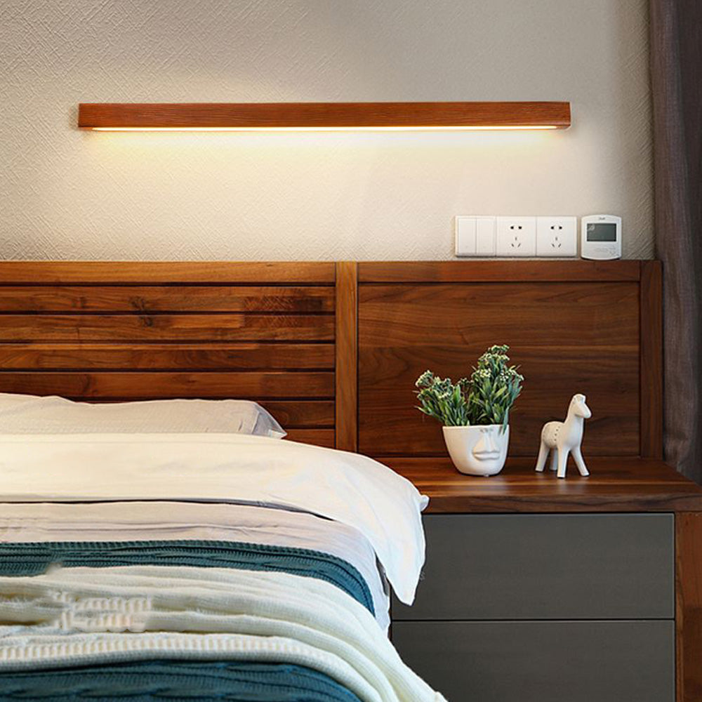 Zenx Wall Lamp Linear Wood