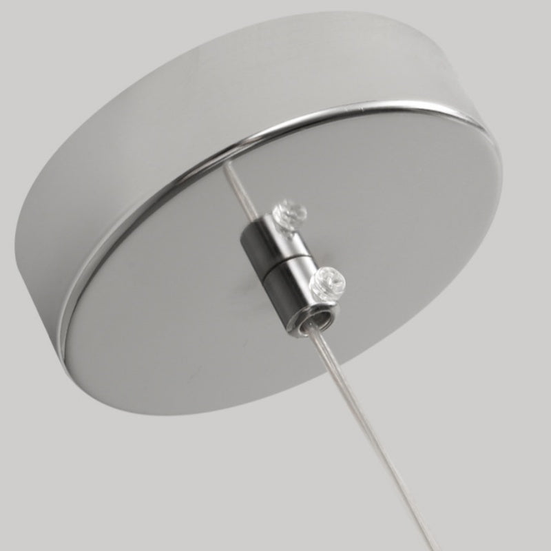 Valentina Modern LED Pendant Light Chrome Metal Dining Room/Bedroom