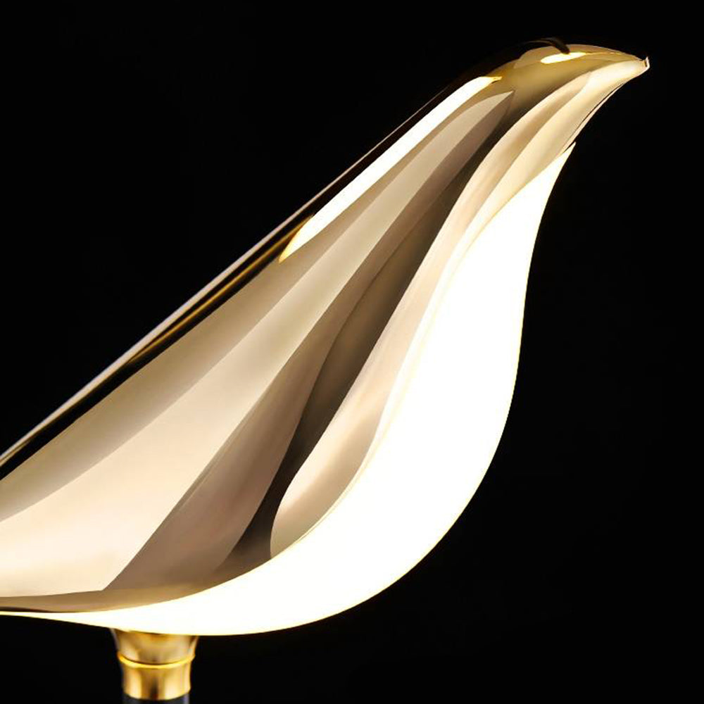 Arisha Modern Bird Pendant Light, Gold & Black, 2 Style