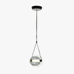 Valentina Modern Bubble Glass Pendant Light, Blue/Yellow/Pink/Smoky Grey/White/Clear