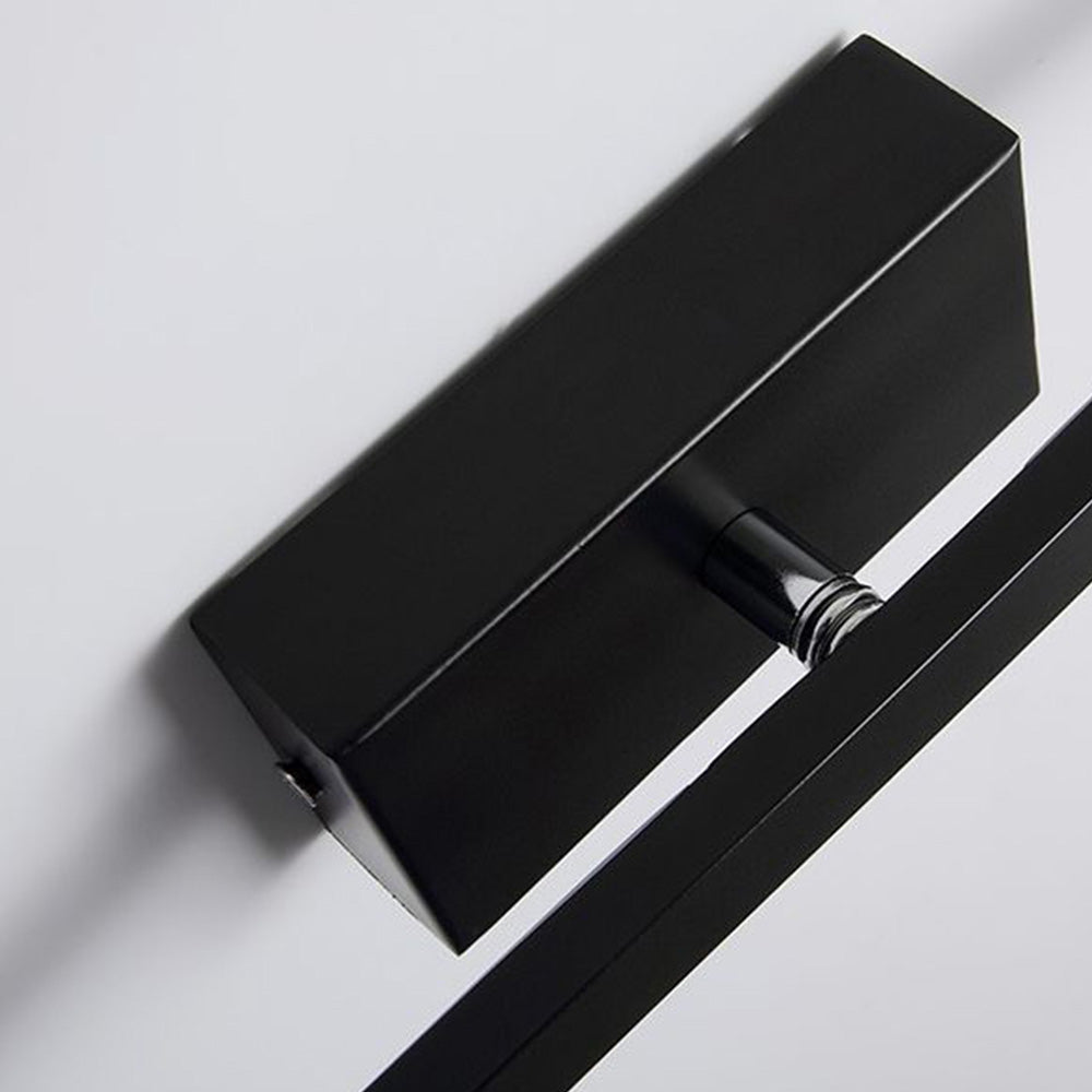 Arisha Minimalist Bar Black Metal Wall Lamp