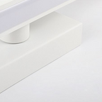Arisha Nordic LinearMetal Mirror Front Vanity Wall Lamp, White