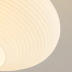Arisha Minimalist Flush Mount Ceiling Light Wood/Walnut Hallway