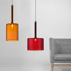 Valentina Minimalist Modern Glass LED Pendant Light, 3 Style