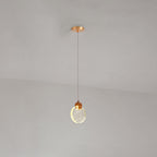 Kristy Luxury Circular Ripple Round Crystal Golden Chandelier