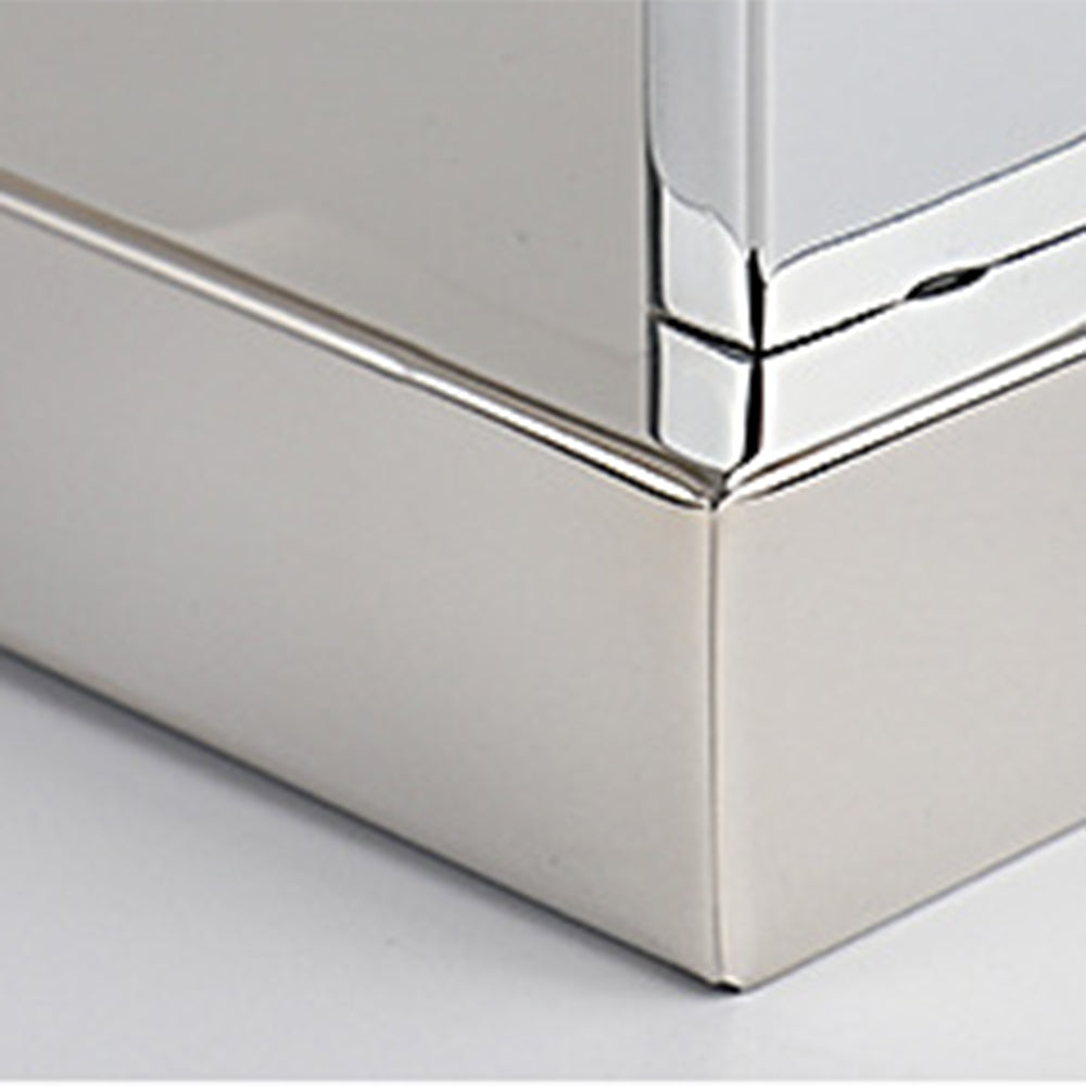 Arisha Modern Square Metal/ Wall Lamp, Silver, Bathroom