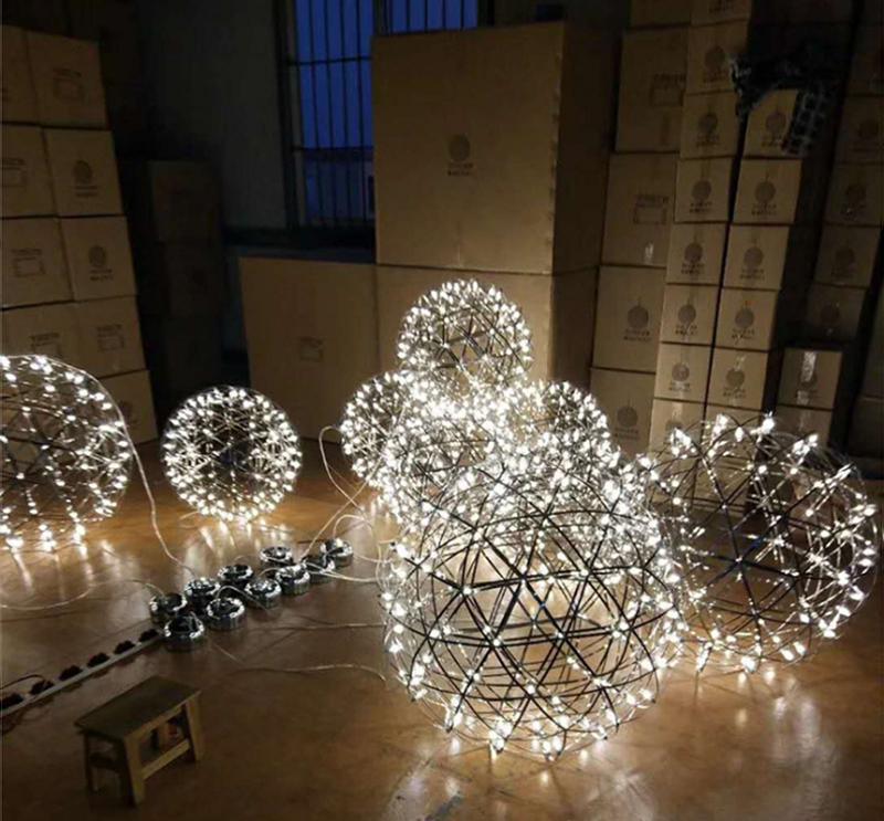 Lustra Pendant Lamp Spark Ball for Living Room