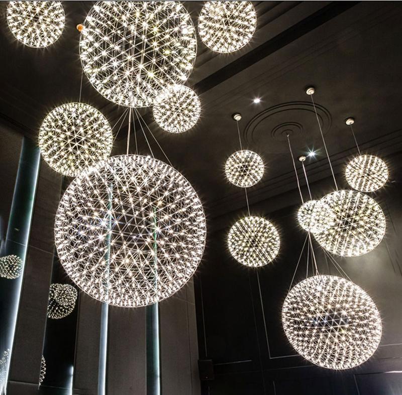 Lustra Pendant Lamp Spark Ball for Living Room